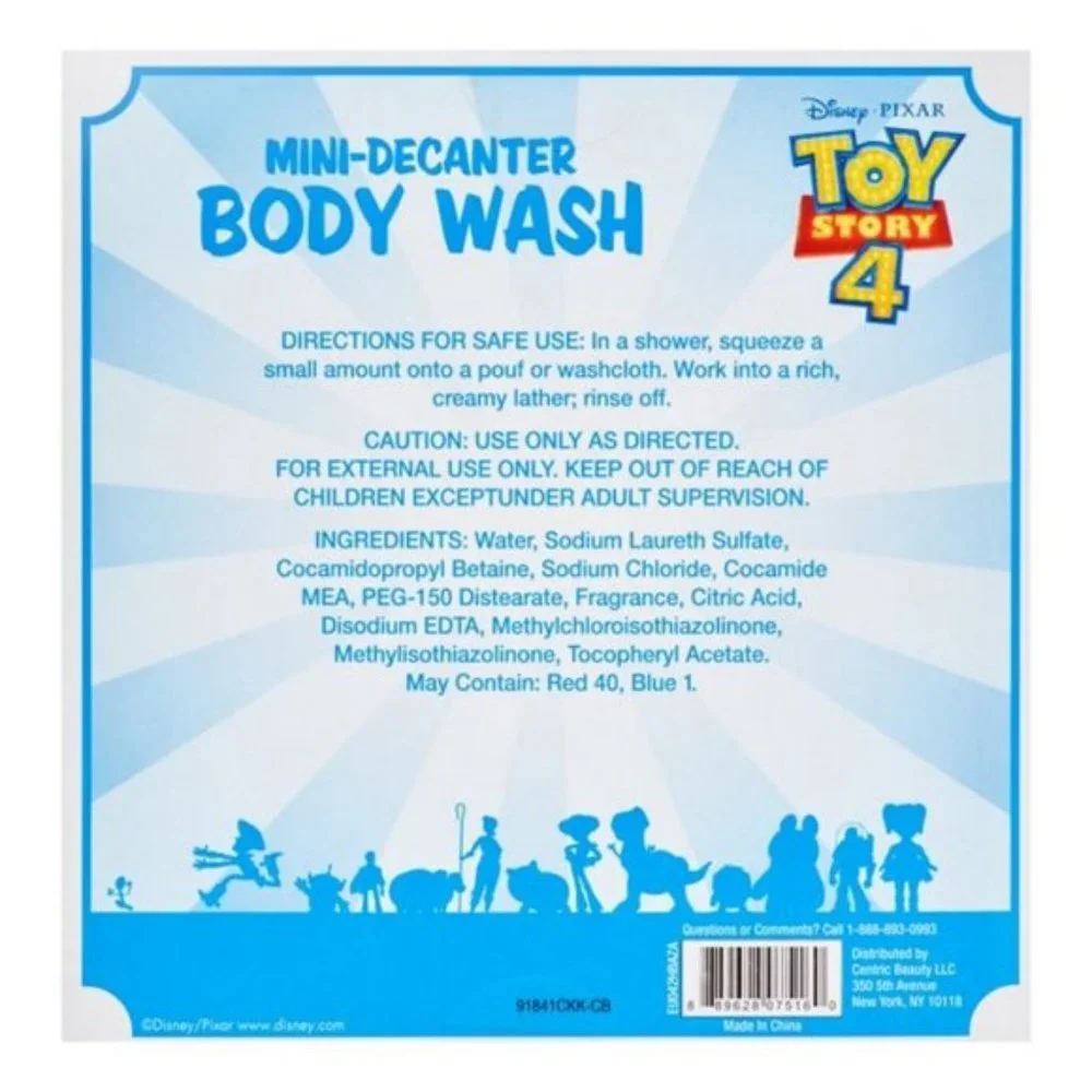 Disney Pixar Toy Story 4 Mini-Decanter Body Wash Set